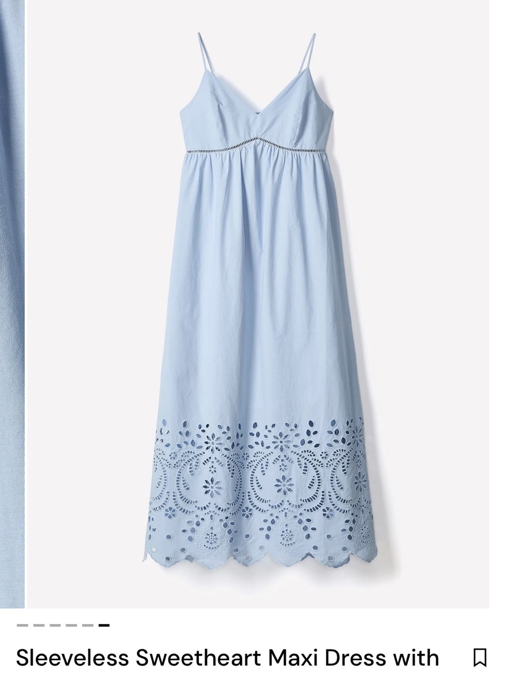 RW&CO. Light Blue Eyelet Maxi Dress for Kids